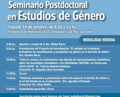 Seminario Posdoctoral en Estudios de Género