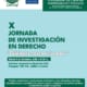 FLYER REDES X JORNADA DE INVESTIGACION EN DERECHO