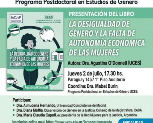 Presentación del libro “La desigualdad de género y la falta de autonomía económica de las mujeres”